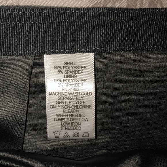 Halston faux suede gray A-line Hi low skirt - Picture 5 of 8